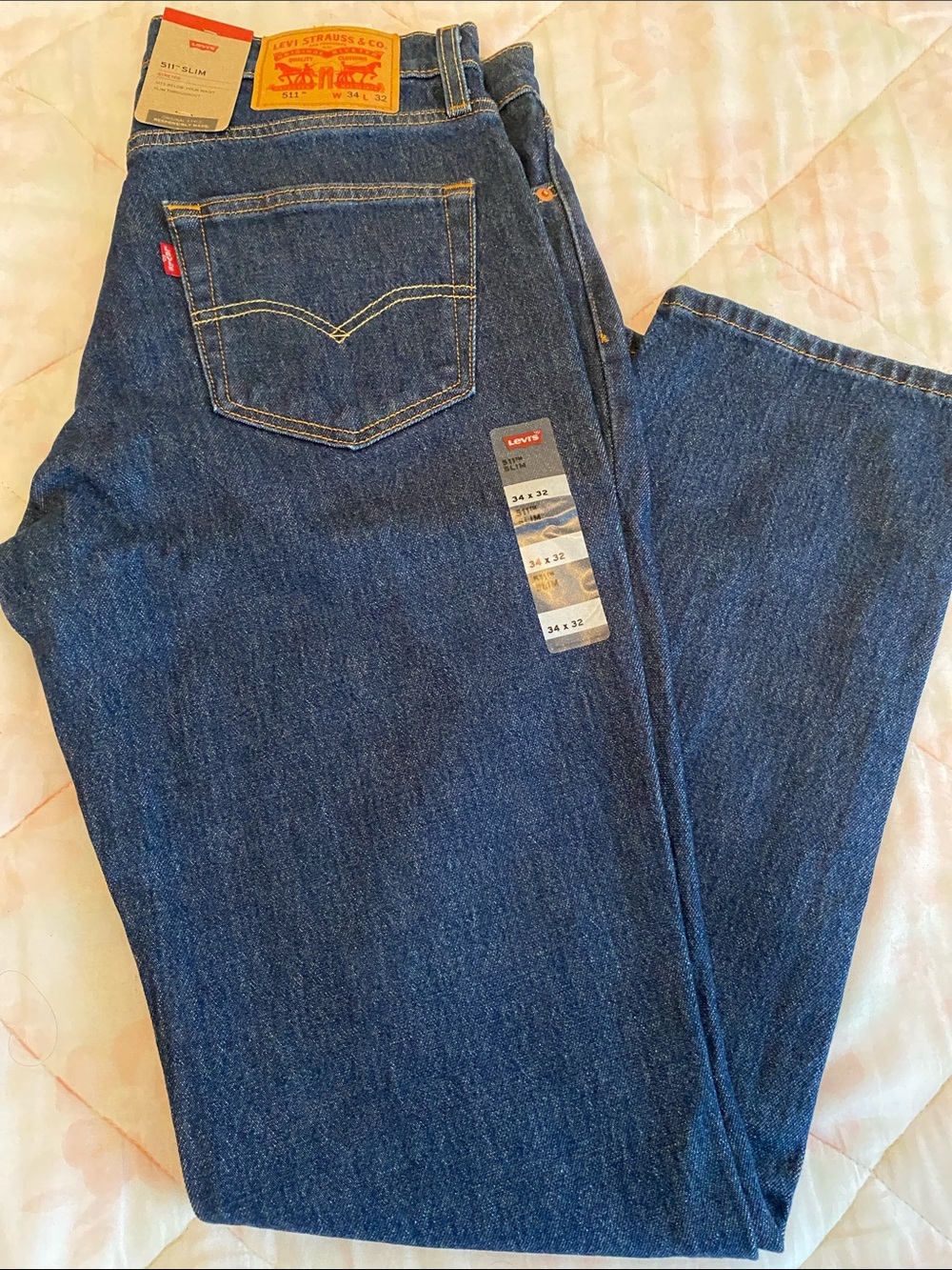 Levi's Slim Straight Dark Indigo Men's Jeans
